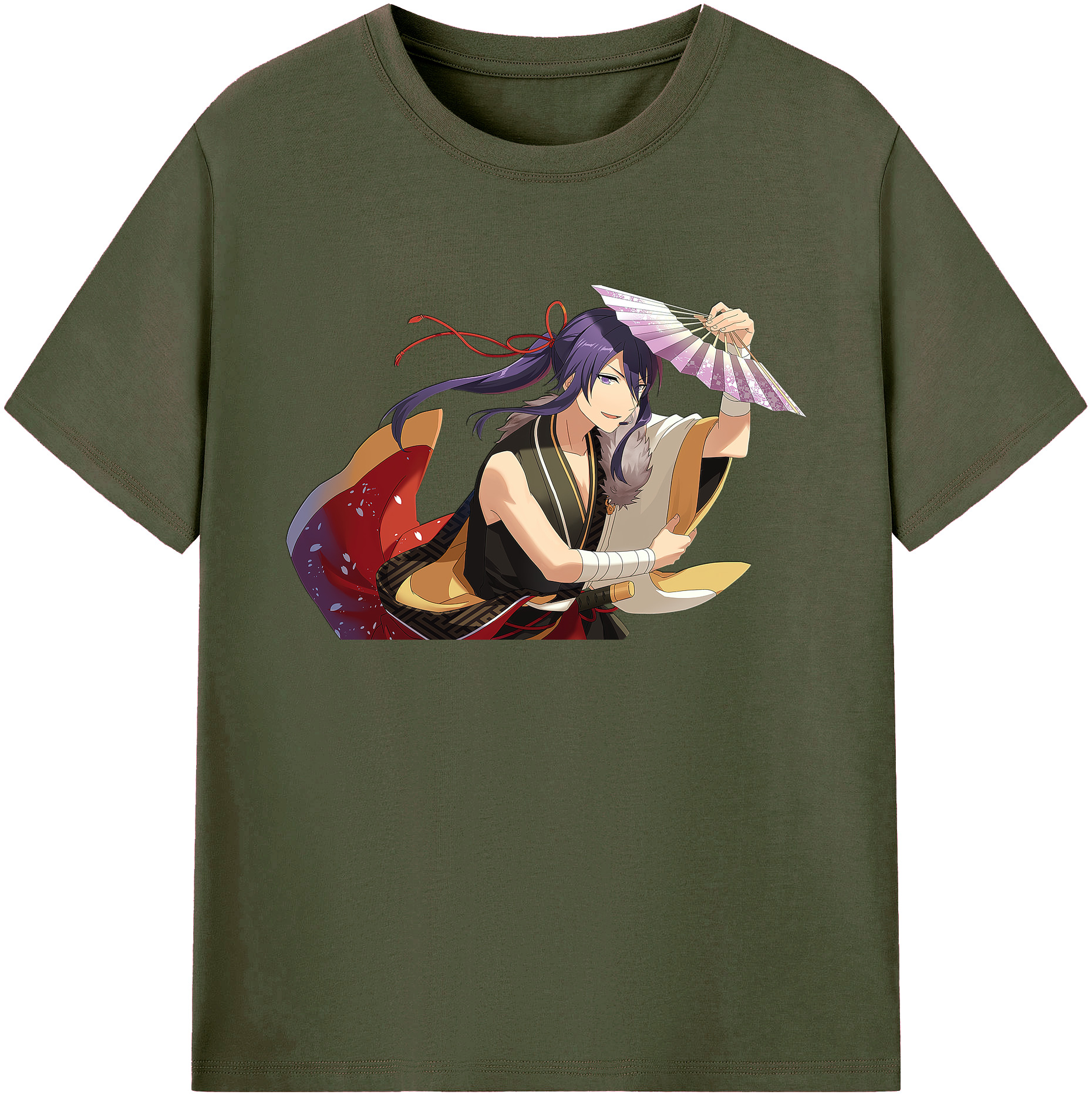 （画像用） あんさんぶるスターズ! Ensemble Stars 綿100％ メンズ半袖Tシャツ｜肌触りやわらか＆通気性
